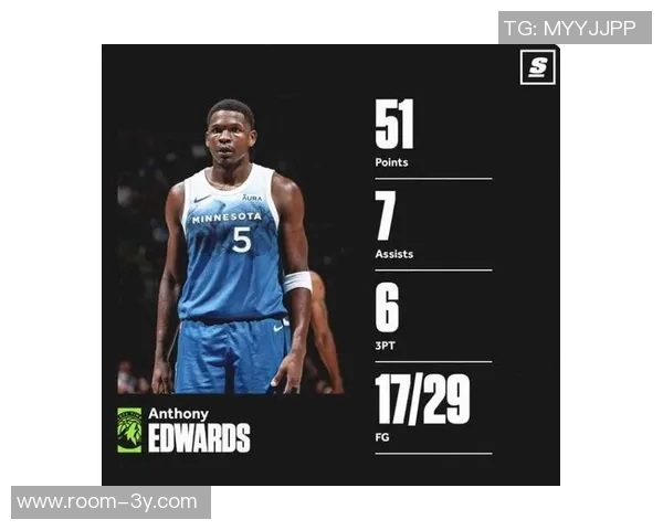 爱德华兹单场狂砍55分创生涯新高追平唐斯并列球队历史纪录